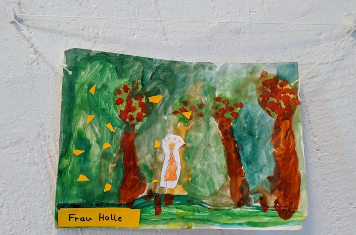 Gemalt - Das Märchen der Frau Holle